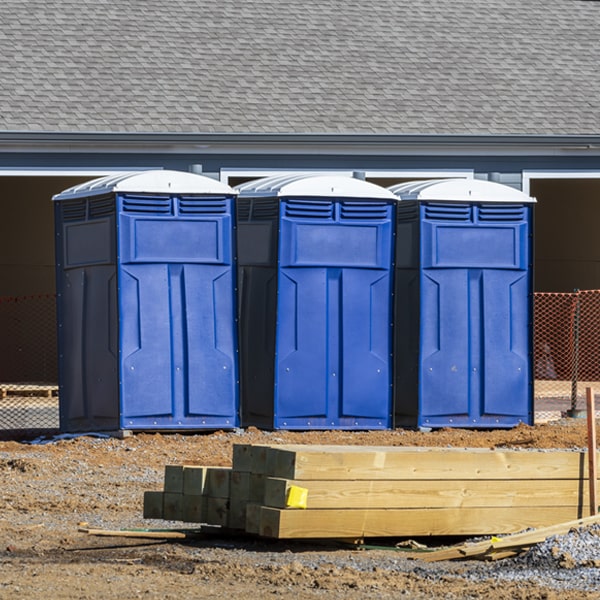 is there a specific order in which to place multiple porta potties in Elizabeth City NC